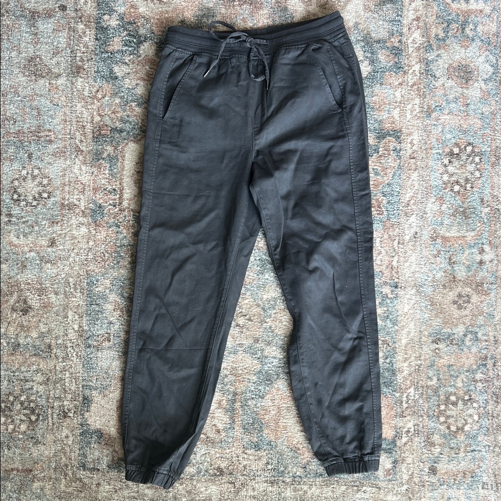 GAP Jogger-Style Cotton Pants with Drawstring